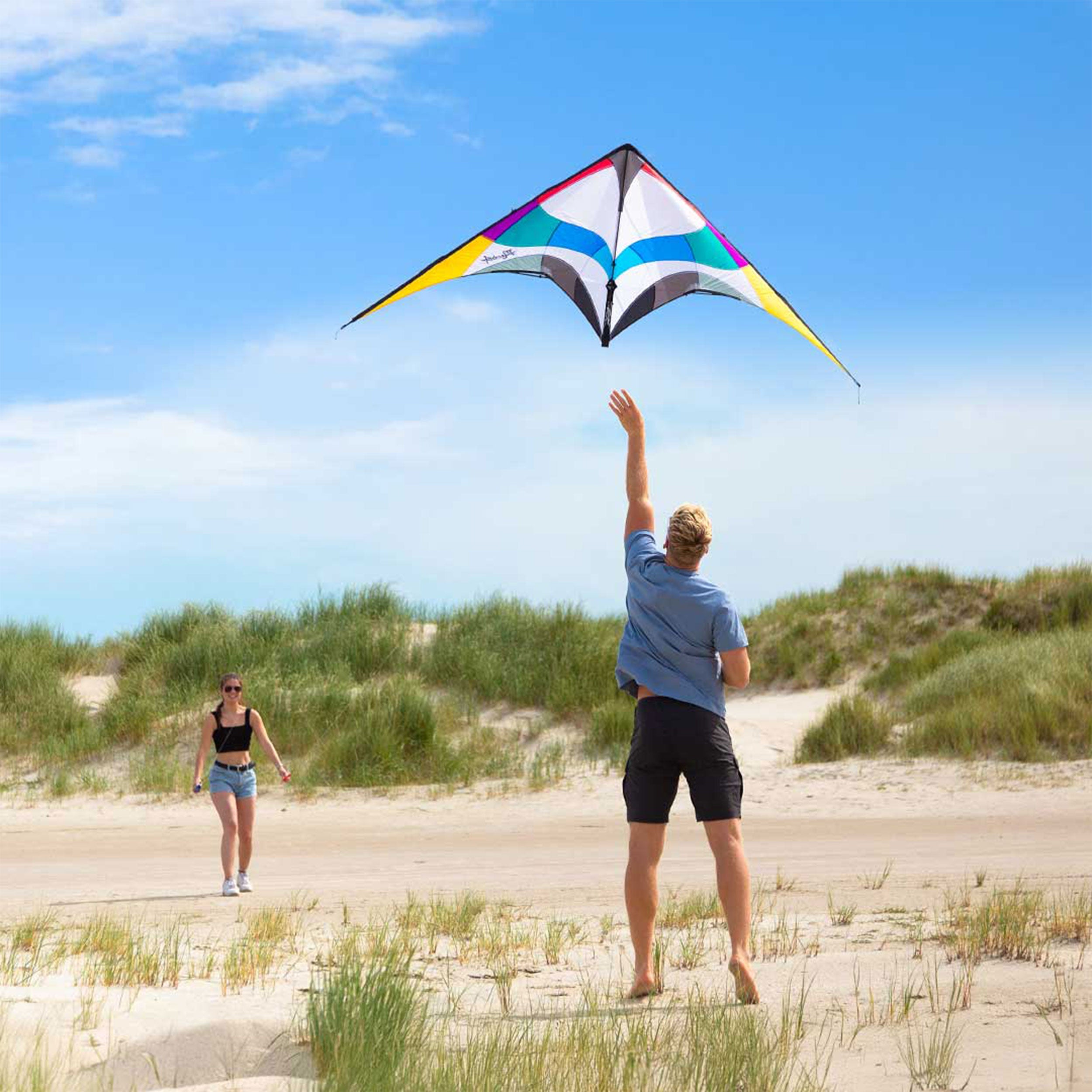 HQ Maestro 4 Lenkdrachen – Freestyle Trick Drachen 220 cm, inkl. Dyneema-Schnüre, Allrounder ab 14 Jahren