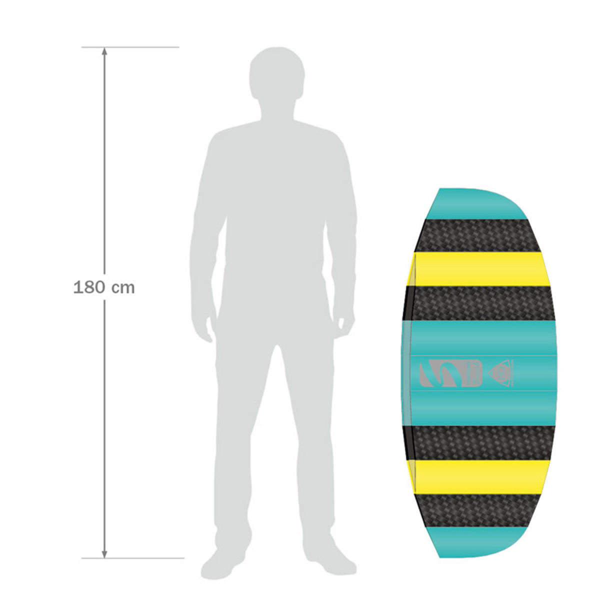 HQ Lenkmatte HQ Symphony Beach III 1.3 Aqua Ready to Fly Lenkmatte 2 Leiner Kite Matte
