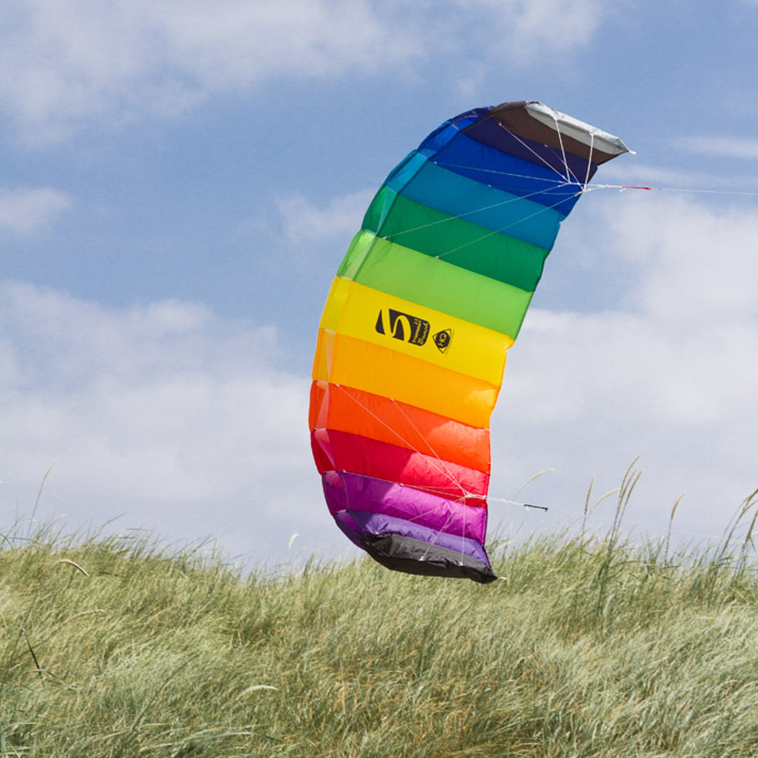 HQ Lenkmatte HQ Symphony Beach III 2.2 Rainbow Ready to Fly Lenkmatte 2 Leiner Kite Matte