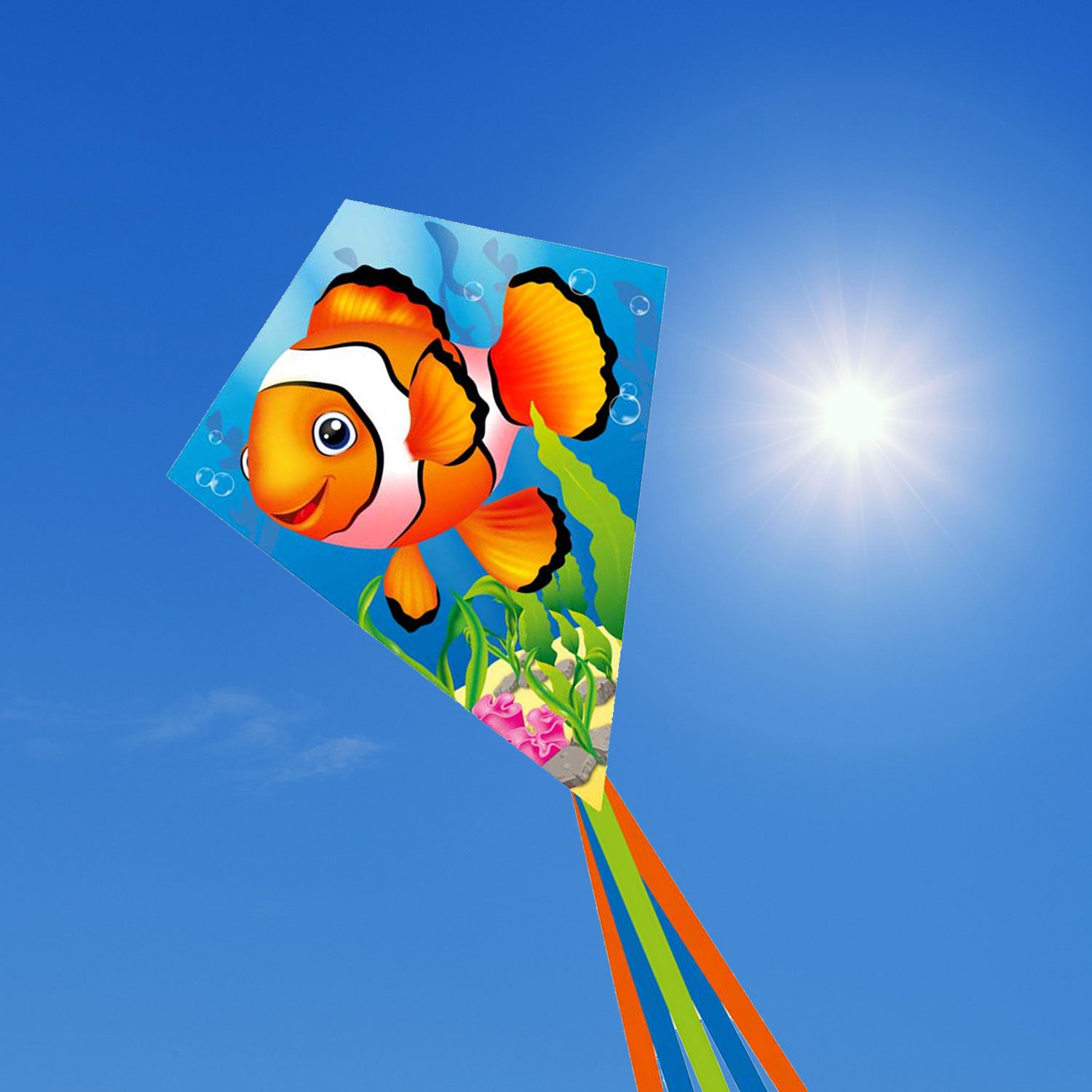 HQ Kinderdrachen Einleiner HQ Eddy Clownfish 70 cm