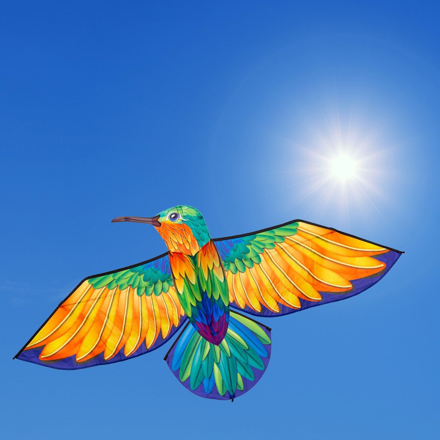 HQ Kinderdrachen Einleiner HQ Bird Kite Hummingbird 175 cm