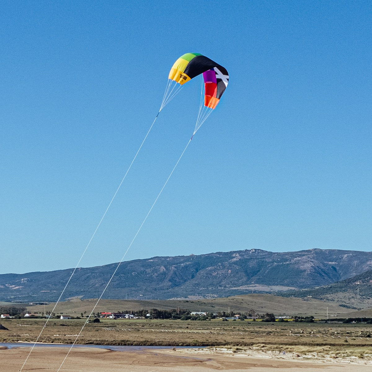 CrossKites Rio Lenkmatte 2 Leiner | Single Skin Lenkdrachen Matte flugfertig | verschiedene Größen