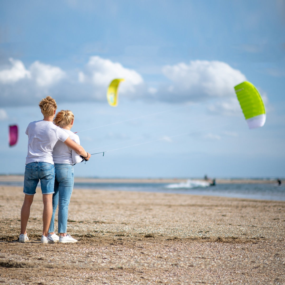 PLKB Impulse TR Trainer Kite | Lenkmatte 3 Leiner mit Bar und Kite Killer Lenkdrachen Matte R2F Powerkite | von Peter Lynn Kites