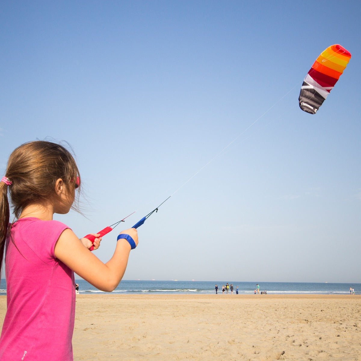 CrossKites Air 1.5 Lenkmatte 2 Leiner | Allround-Lenkdrachen flugfertig | für grenzenlosen Flugspaß