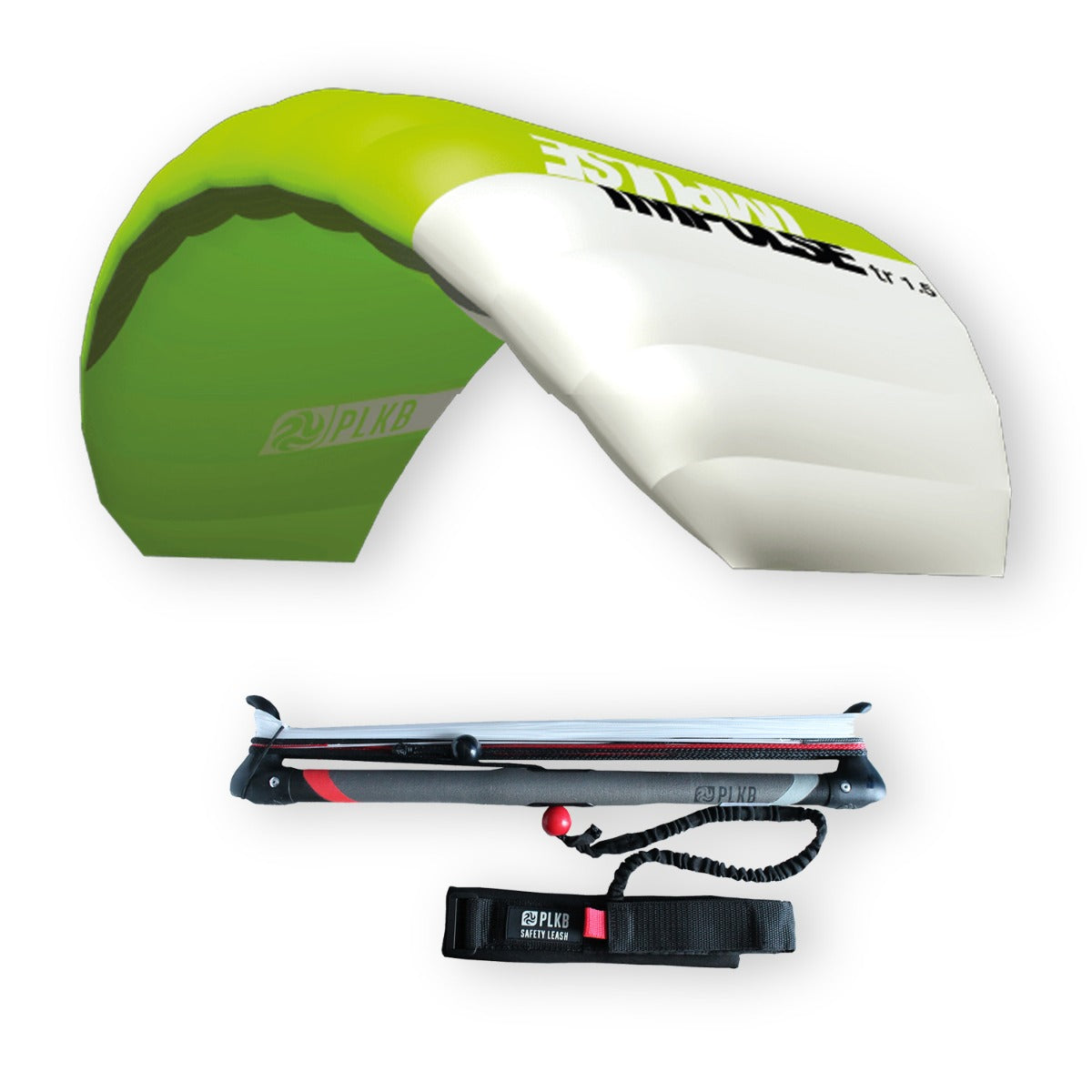 PLKB Impulse TR Trainer Kite | Lenkmatte 3 Leiner mit Bar und Kite Killer Lenkdrachen Matte R2F Powerkite | von Peter Lynn Kites