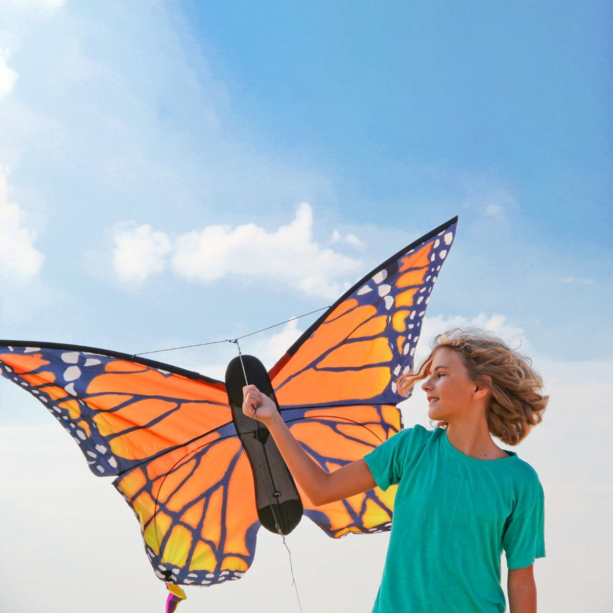 HQ Kinderdrachen Einleiner Drachen HQ Butterfly Kite Monarch L Schmetterling Flugdrache