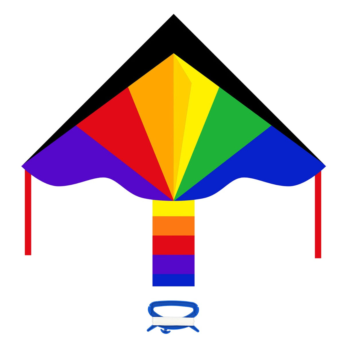 HQ Kinderdrachen Einleiner Drachen HQ Simple Flyer Rainbow 120 cm Flugdrachen