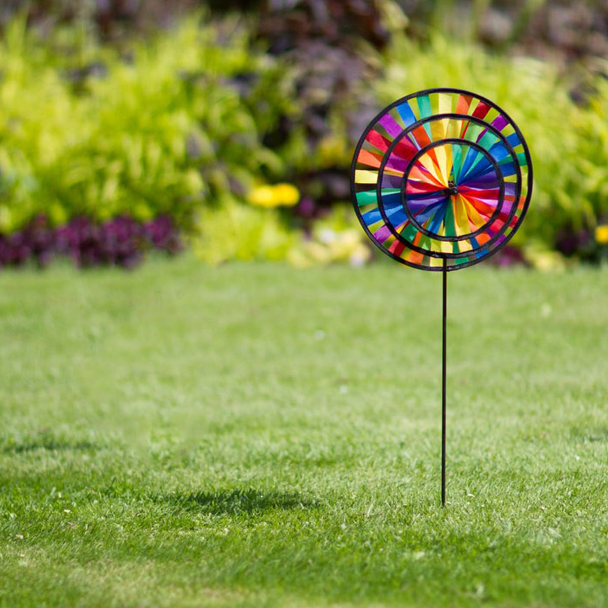 HQ Windspiel HQ Magic Wheel Triple 28 cm Garten Dekoration Windrad