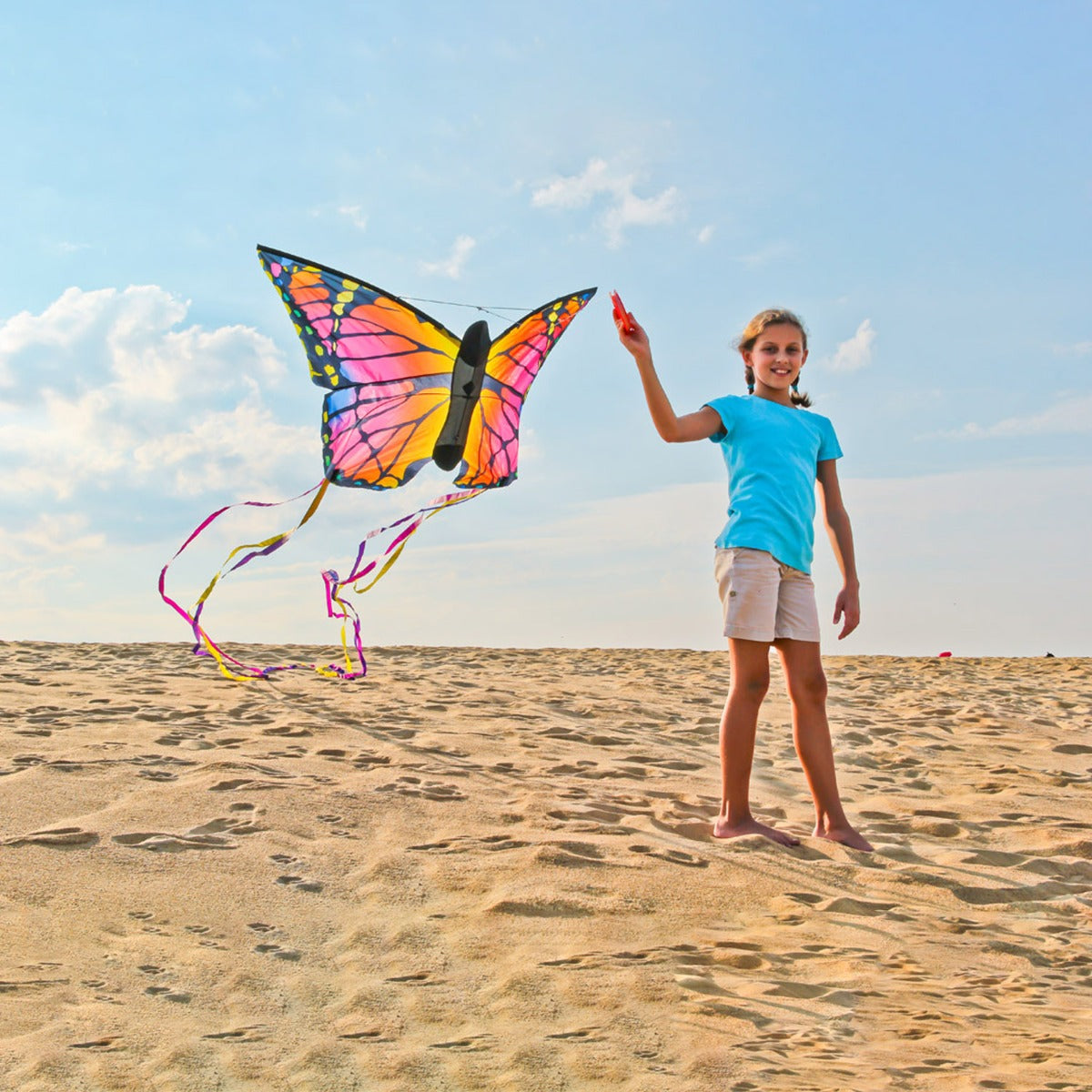 HQ Kinderdrachen Einleiner Drachen HQ Butterfly Kite Ruby L Schmetterling Flugdrache