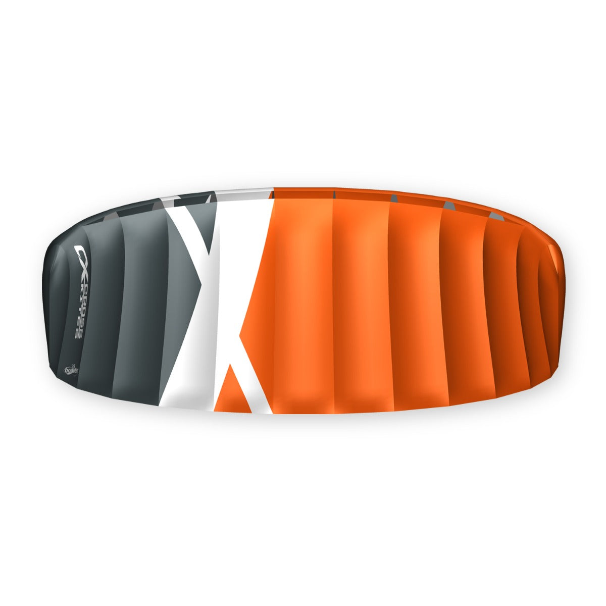 CrossKites Lenkmatte CrossKites Boarder Orange 2.5 R2F Lenkdrachen mit Bar Trainerkite