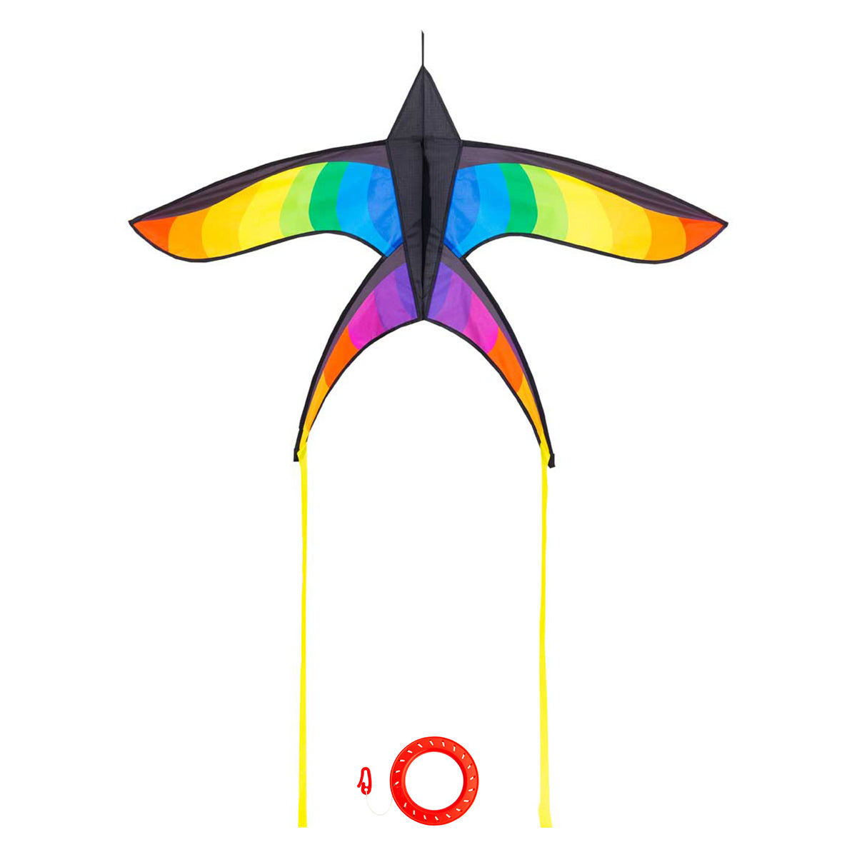 HQ Kinderdrachen Einleiner Drachen HQ Swallow Kite Rainbow Flugdrachen
