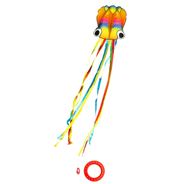 2er Set Riesen Oktopus-Drachen Für Kinder & Erwachsene – Bunt, Langer Schwanz, Einfach Zu Fliegen